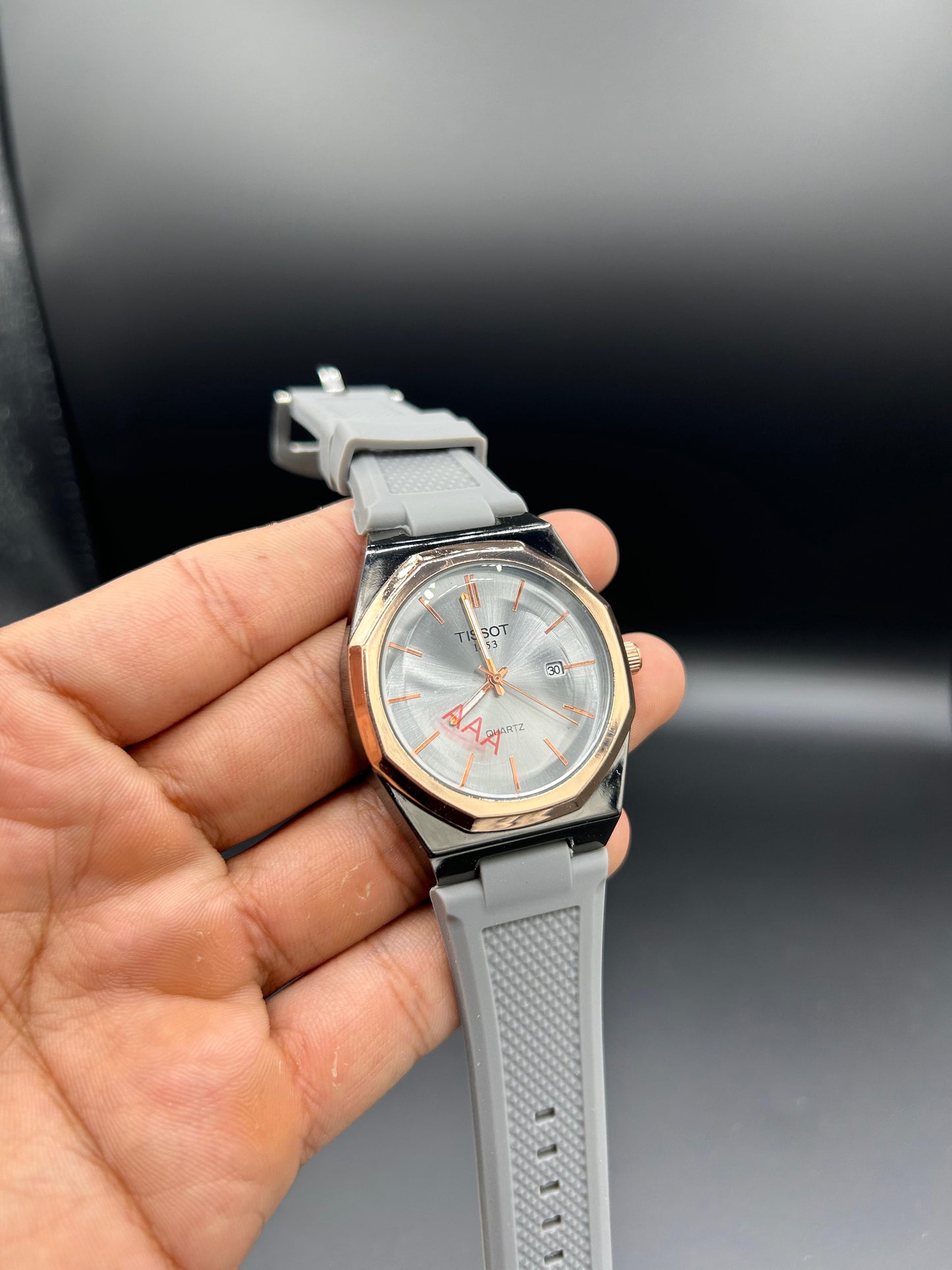 Gents Tissot Strap GY-BK-GGY Reviews: ⭐⭐⭐⭐(97)