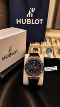 Hublot Strap Black Skeleton Adjustable Master Lock (Hublot Box & One Year Warranty Card)