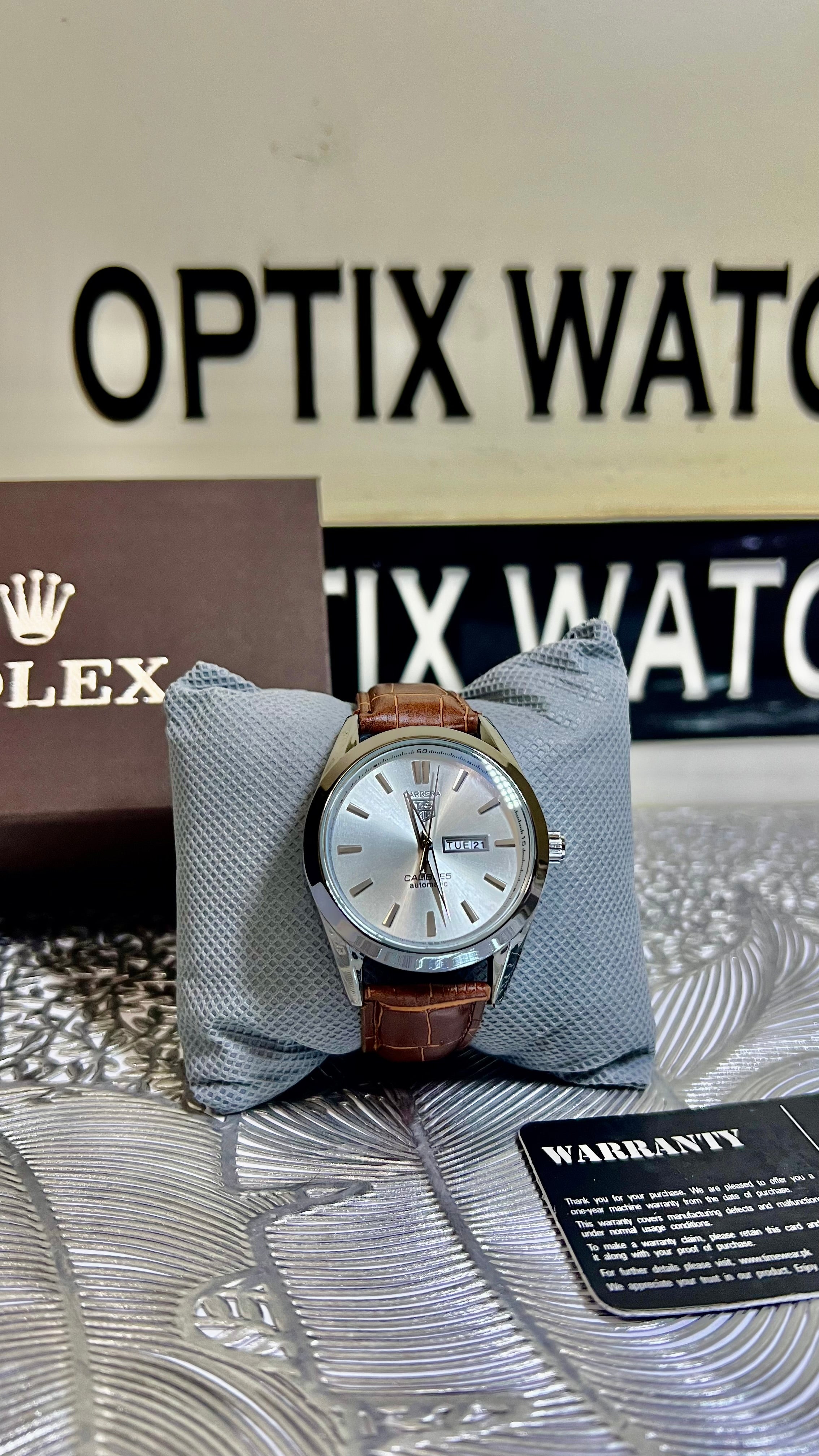 Gents Tag Heuer Strap (Brown)