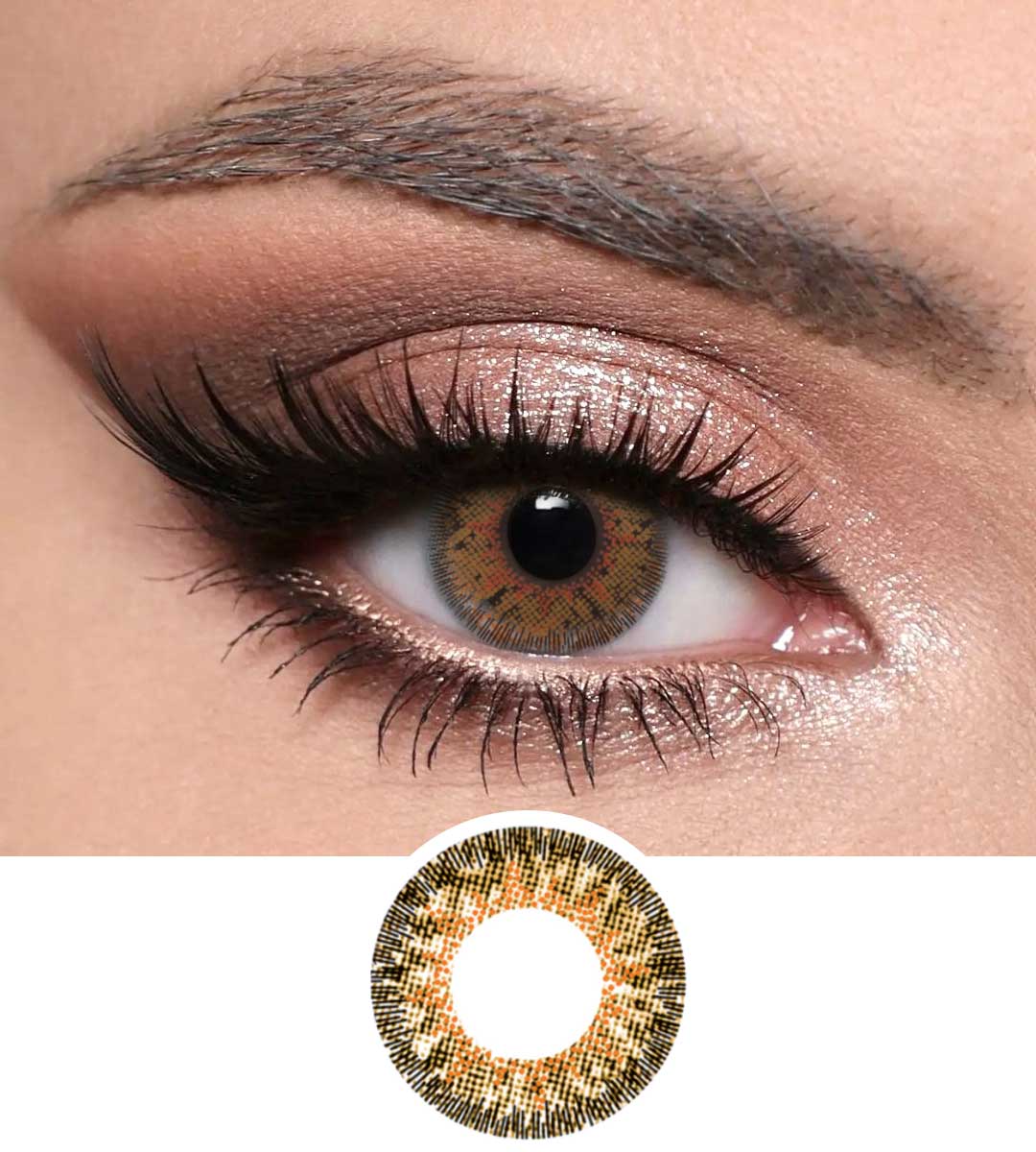 Contact LensOptiano(PureHazel)