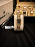 Rolex Roman Golden Chain Golden Dial With Rolex Box & One Year Warranty