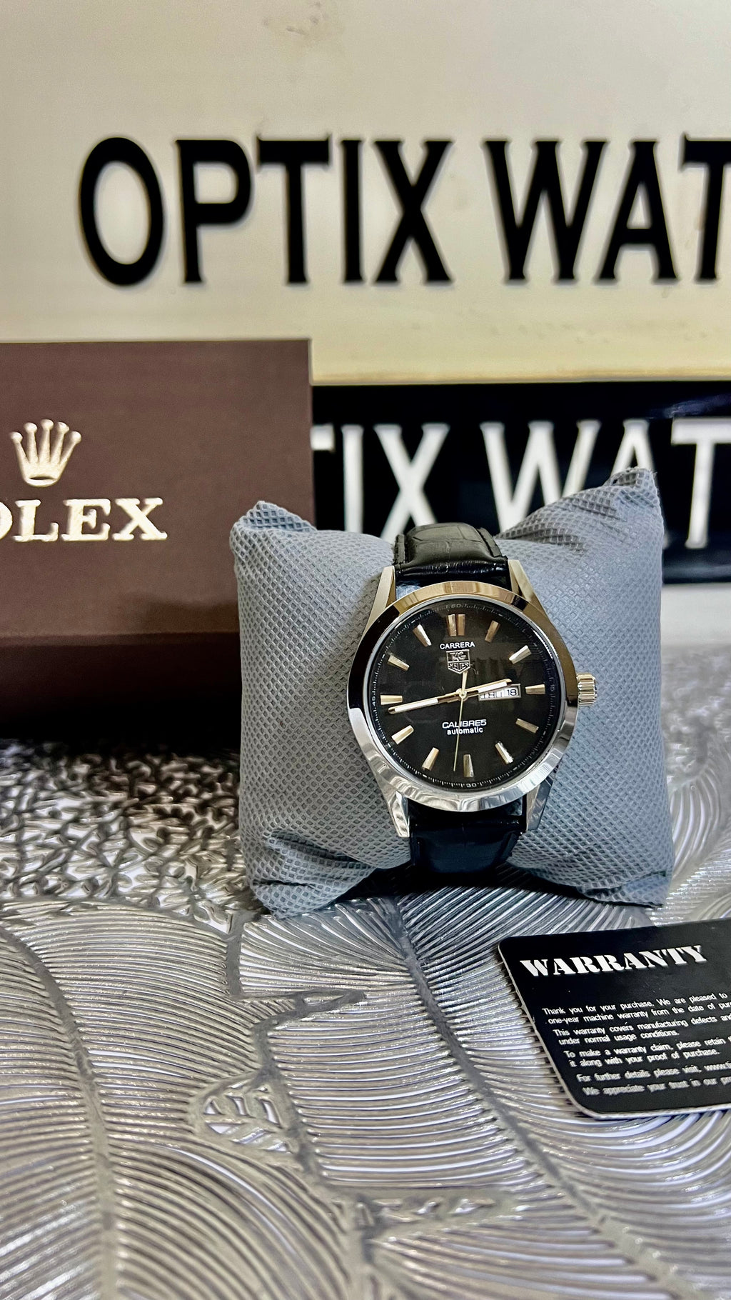 Gents Tag Heuer Strap (Black)