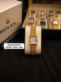 Rolex Roman Golden Chain White Dial With Rolex Box & One Year Warranty