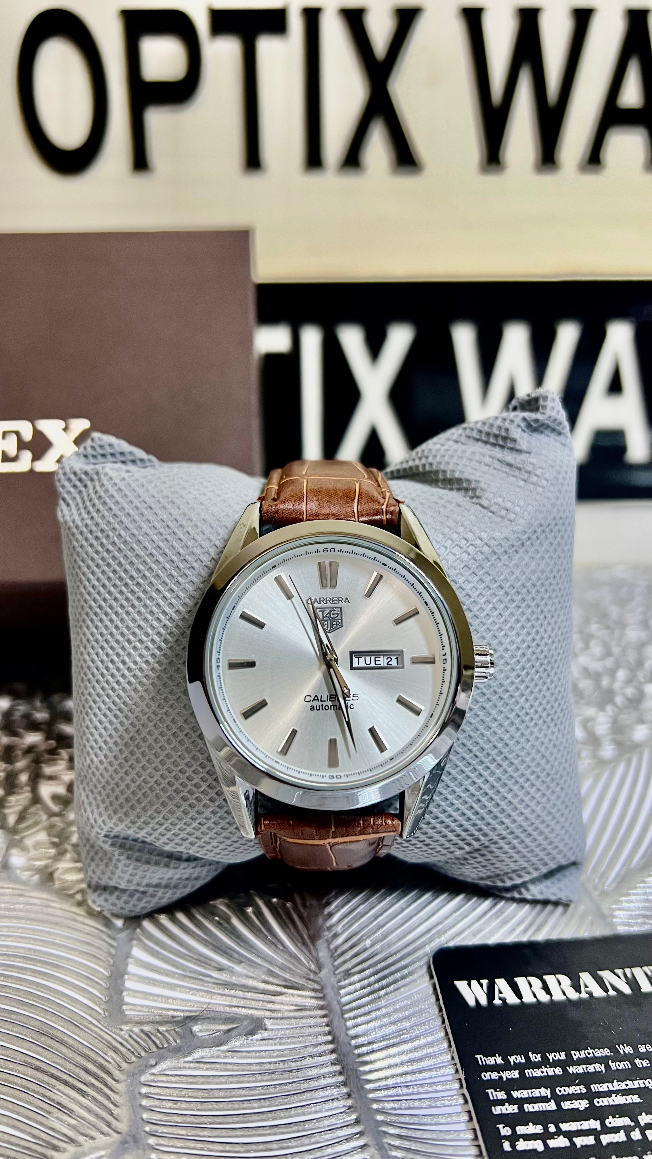 Gents Tag Heuer Strap (Brown)