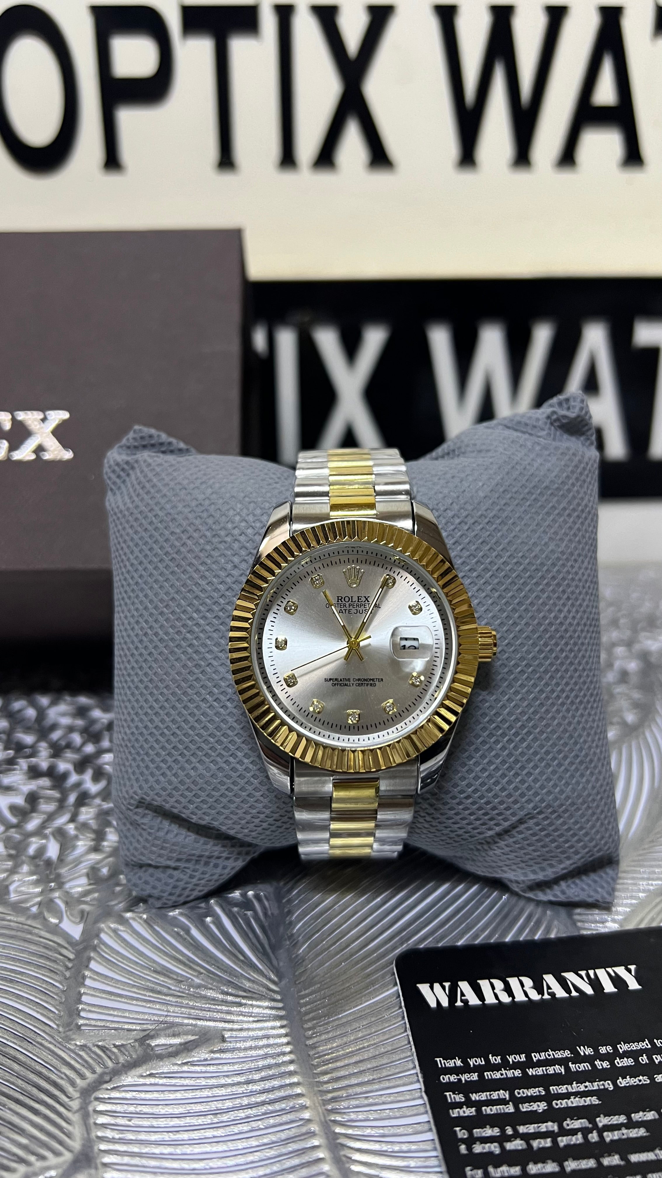 Gents Rolex Cr Kan TTG-WH