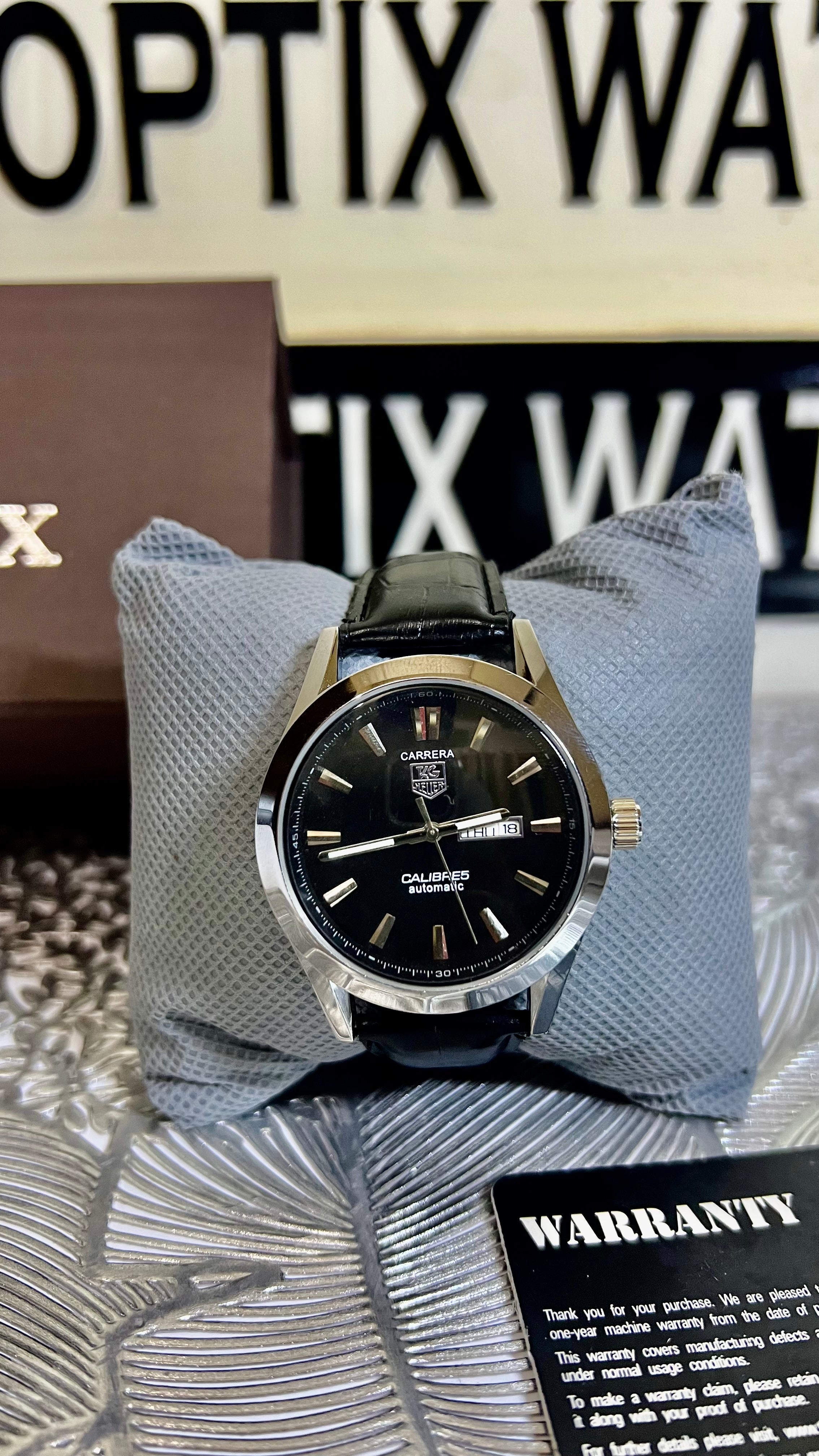 Gents Tag Heuer Strap (Black)