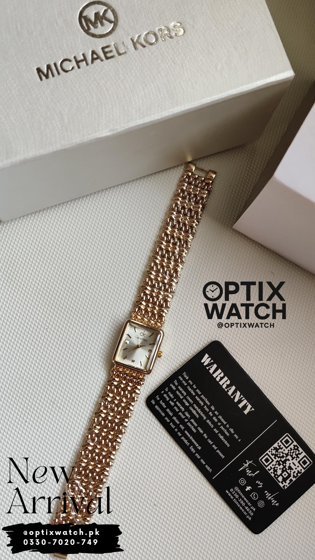 Calvin Klein Ladies Watch (G-WH) + Premium Box