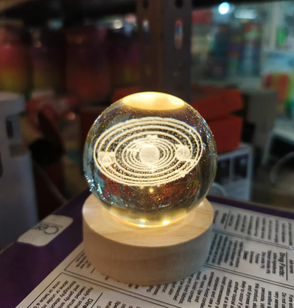 3D Crystal Ball Night Light PK