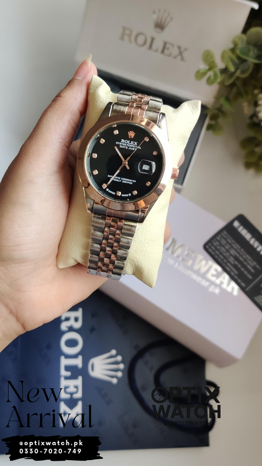Rolex Gents Date (TTC-BK)+Warranty+ Rolex box