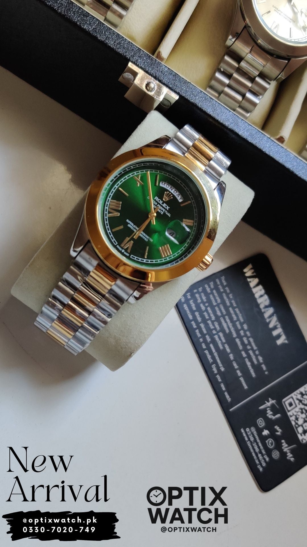 Rolex Gents Cr Roman TTG-WH