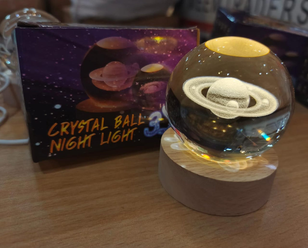3D Crystal Ball Night Light PK