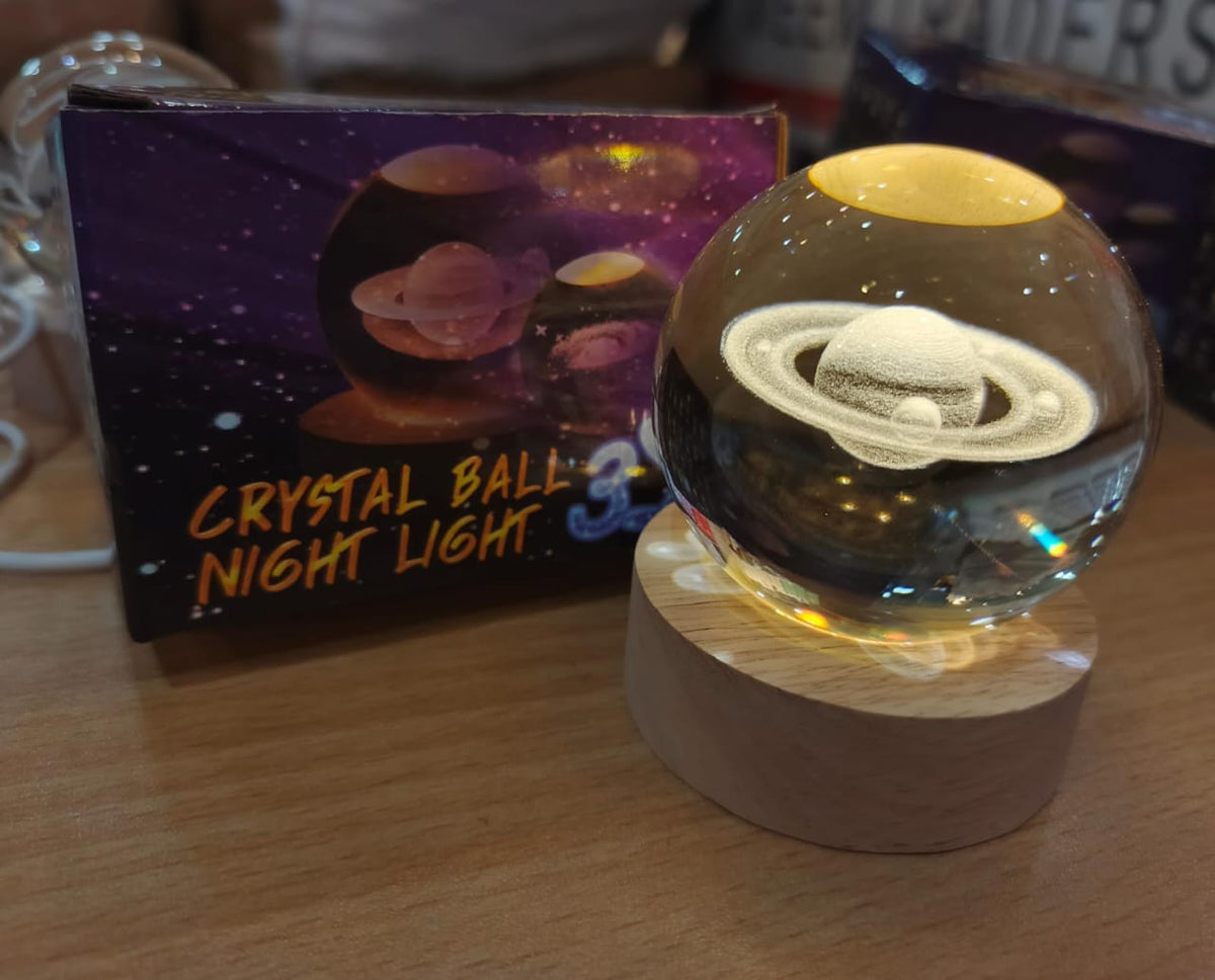 3D Crystal Ball Night Light PK