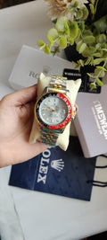 Rolex Gents GMT(Red&Black)White Dial+Premium Box