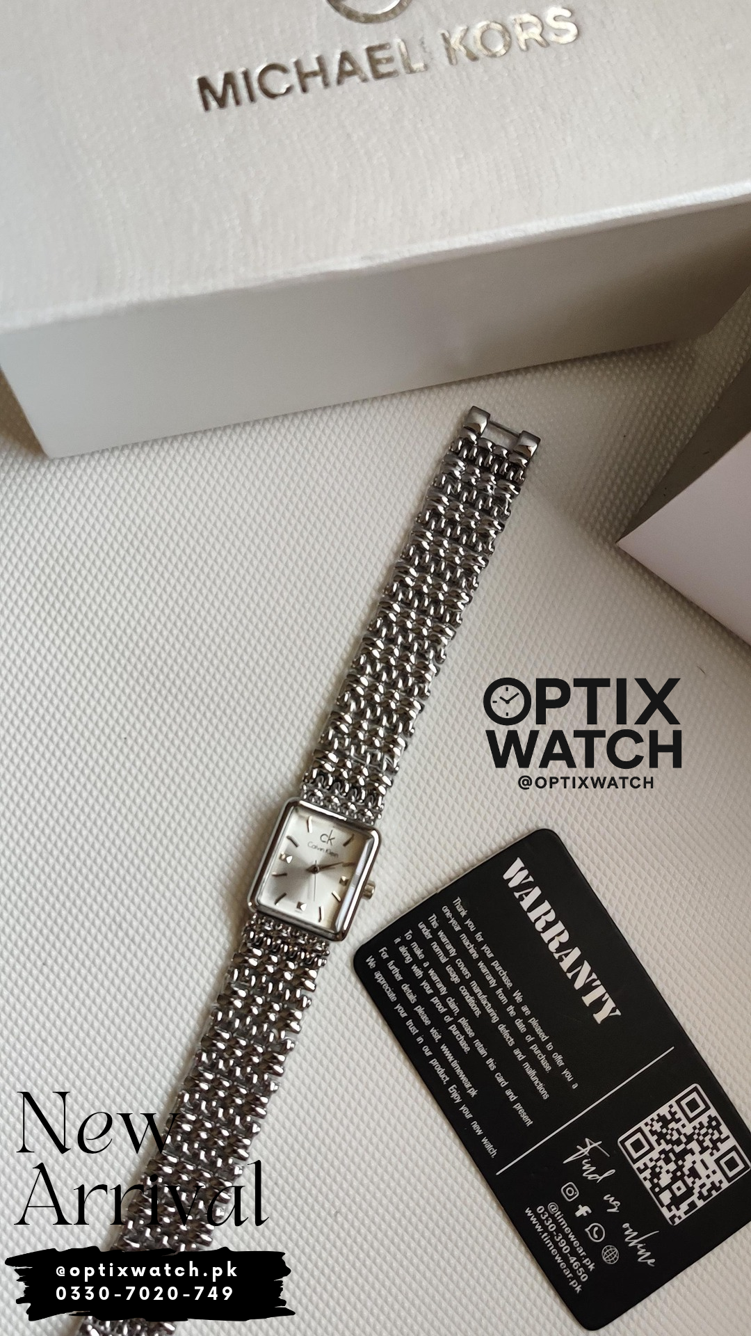 Calvin Klein Ladies Watch (SS) + Premium Box