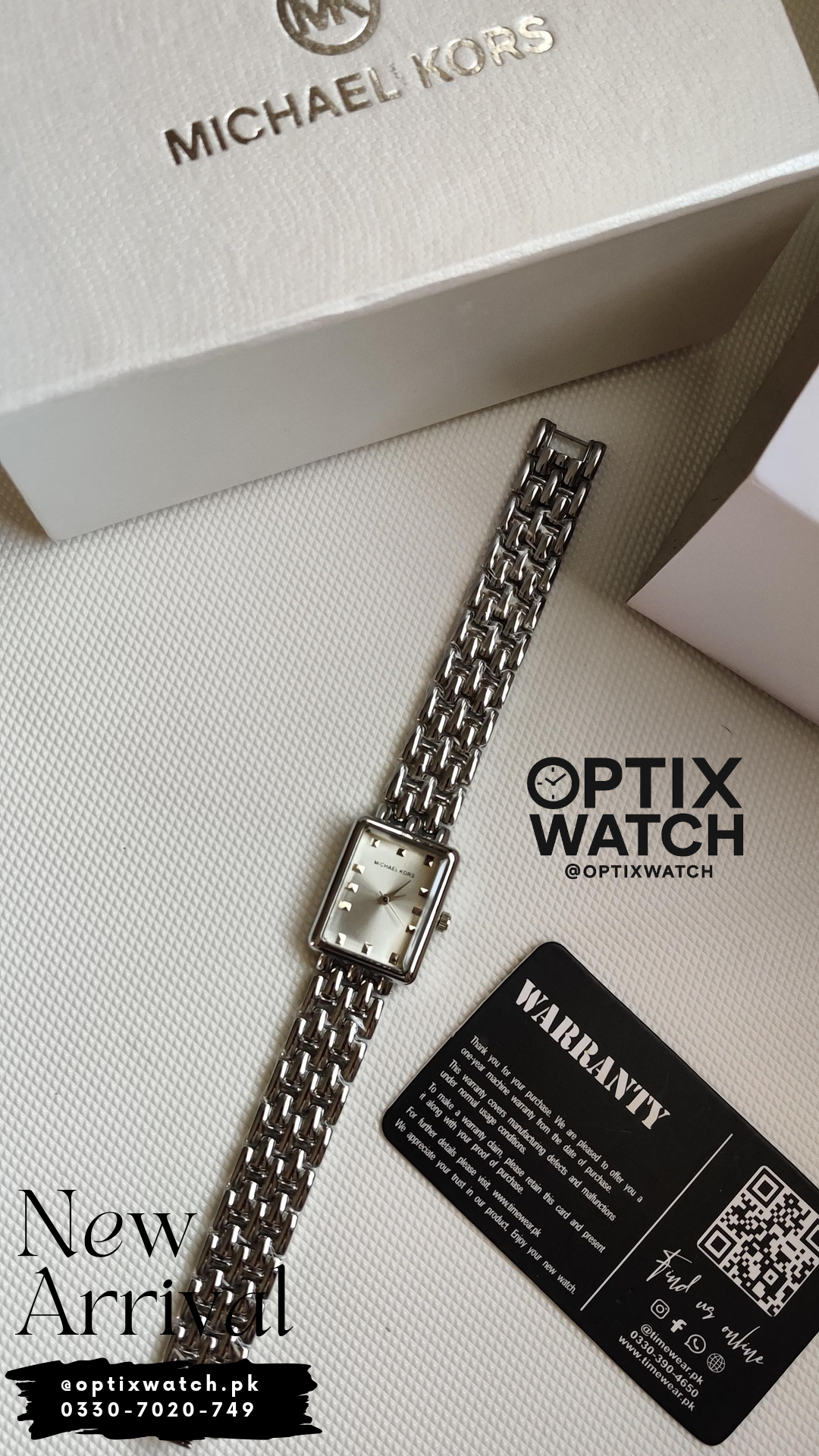 Michael Kors Ladies Watch (SS) + Premium  Michael Kors Box