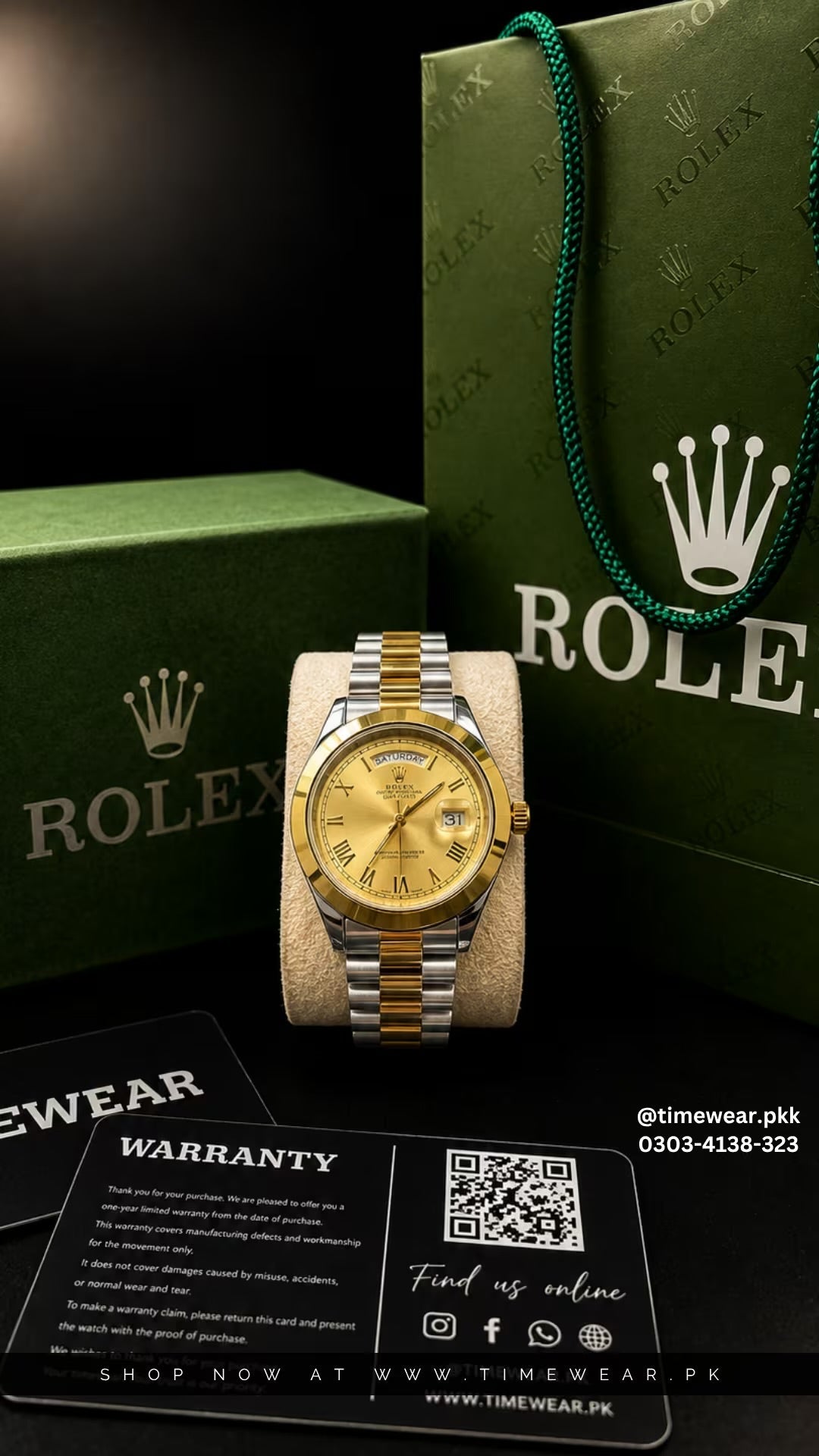 Rolex Gents Cr Roman TTG-G