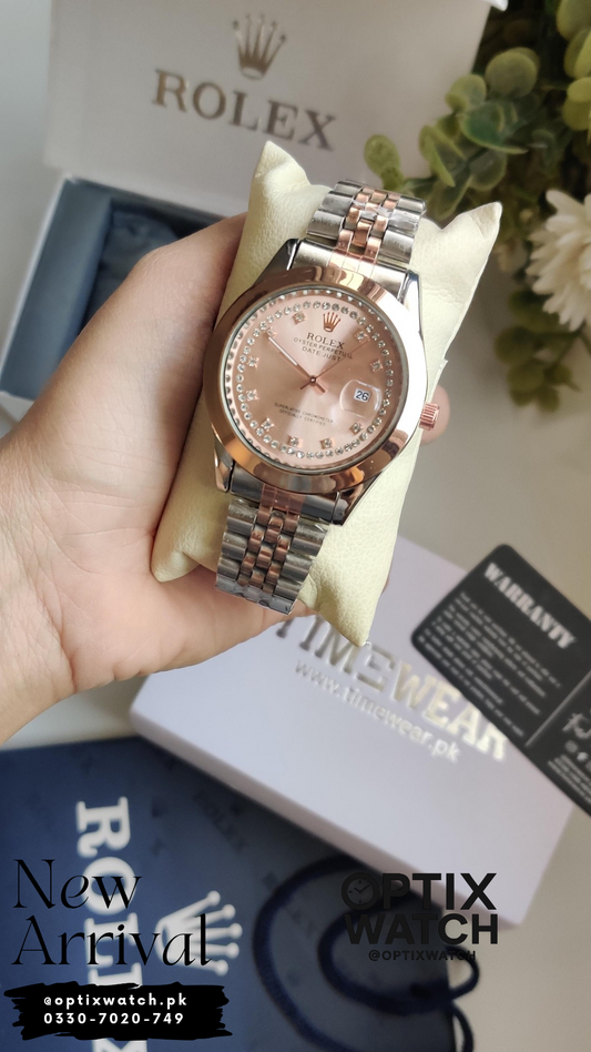 Rolex Gents Date Stone (TTC)+Warranty+ Rolex box