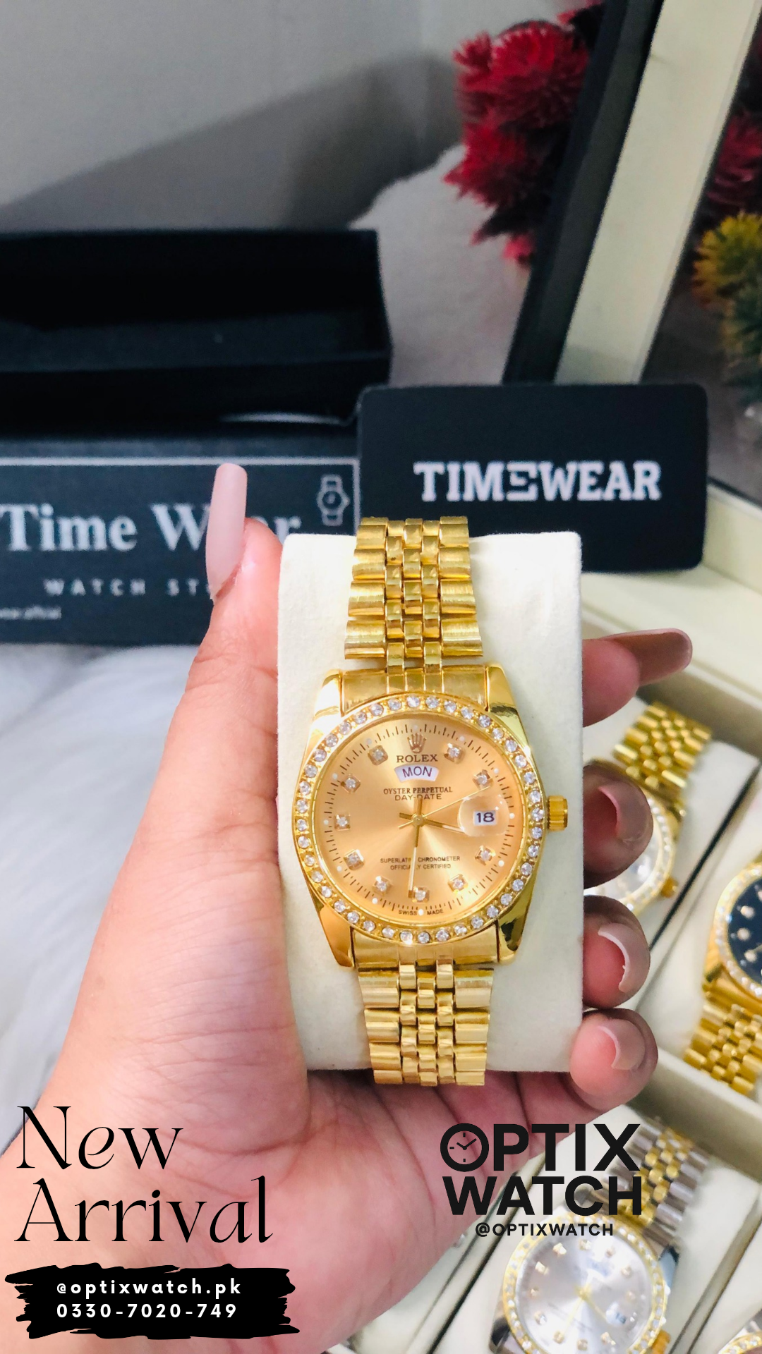 Rolex Gents & Ladies  Day Date 36-mm (GG)+ Rolex Box + Warranty