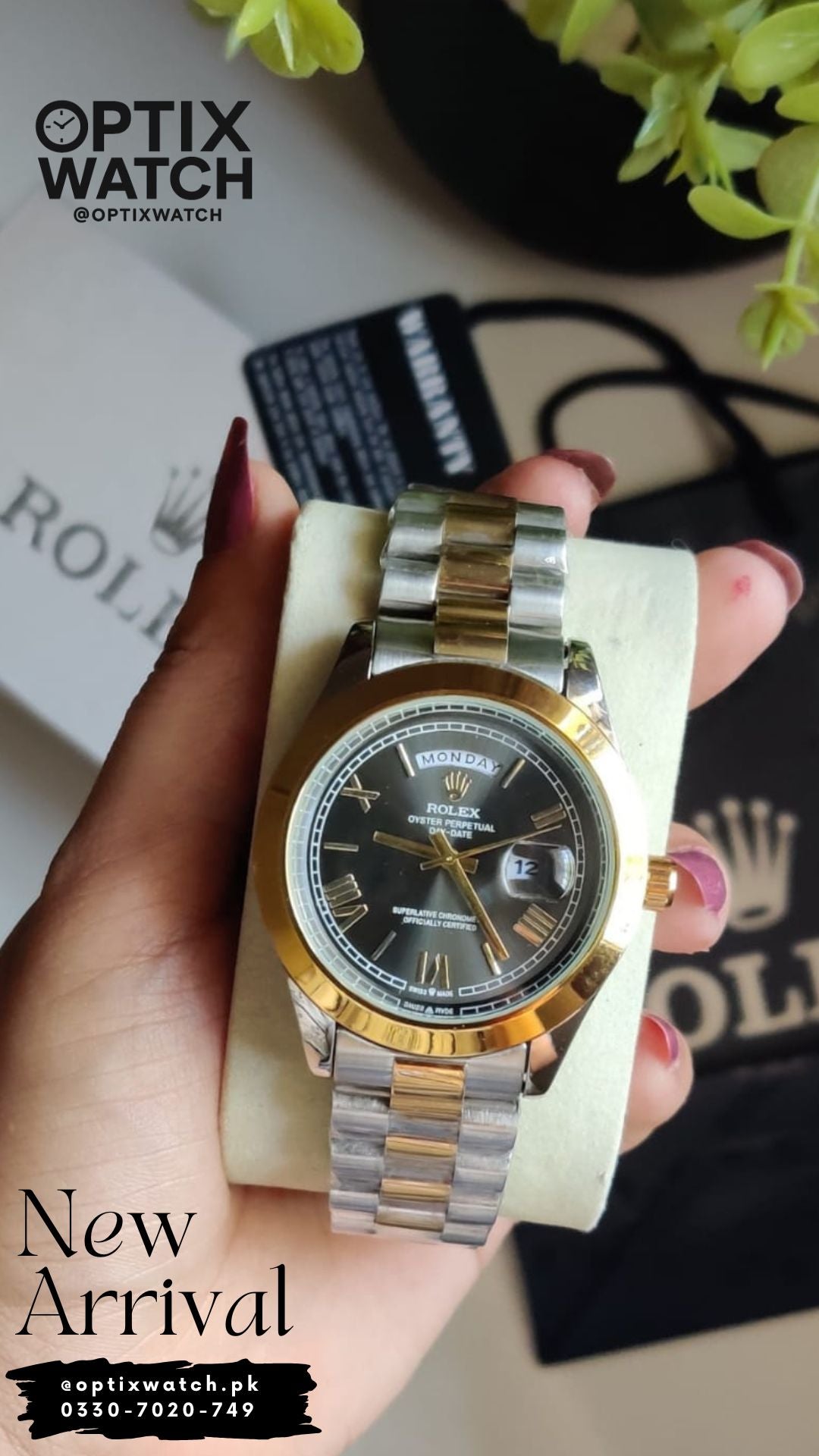 Rolex Gents Cr TTG+BK